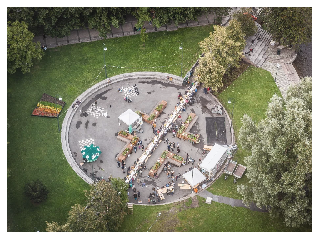 Vaterlandsparken fra luften